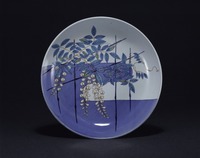 Plate with Wisteria Trellis Patternimage